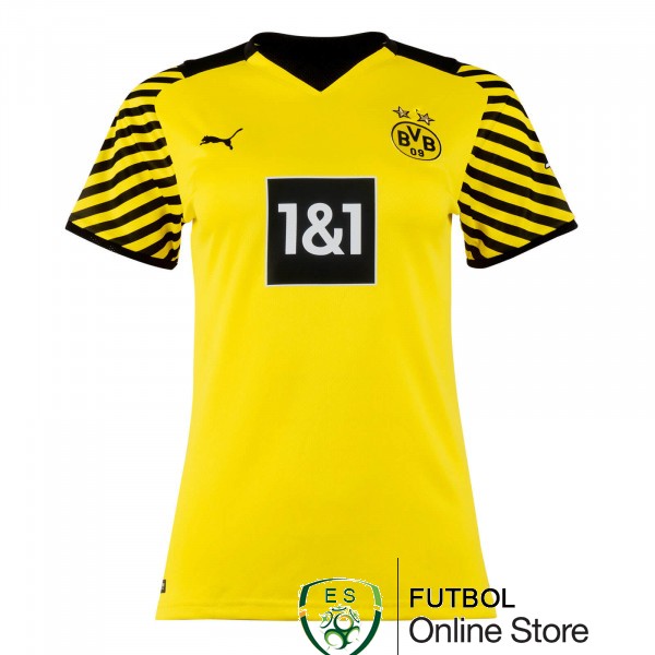 Camiseta Borussia Dortmund Mujer 21/2022 Primera
