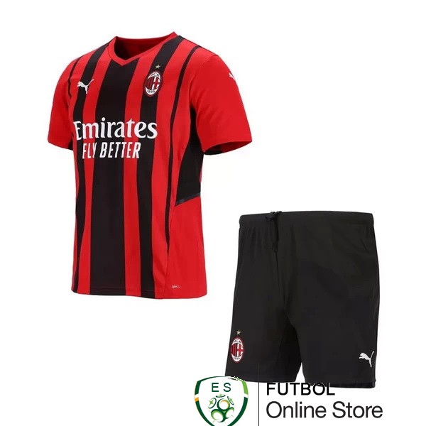 Camiseta Ac Milan Ninos 21/2022 Primera