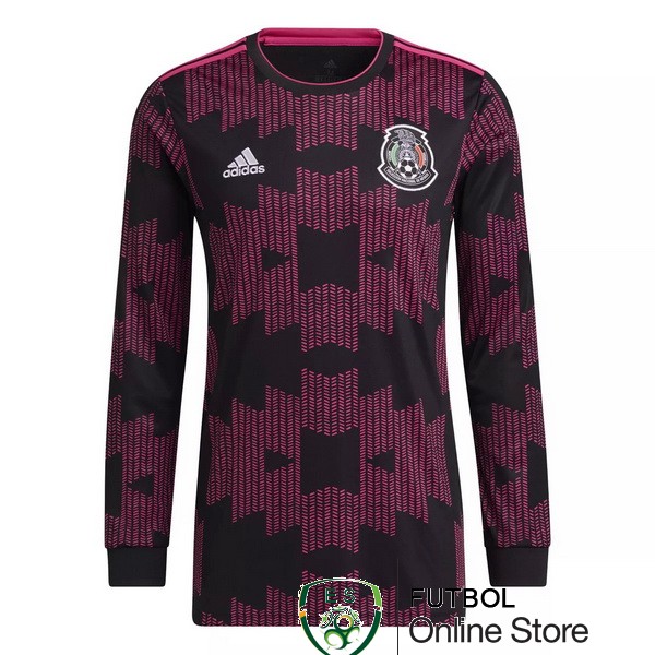 Camiseta México 2021 Manga Larga Primera