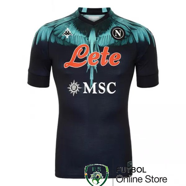 Camiseta Napoli 21/2022 Especial Negro