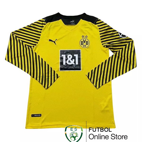 Camiseta Borussia Dortmund 21/2022 Manga Larga Primera