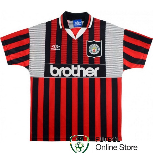 Retro Camiseta Manchester City 1994-1996 Segunda
