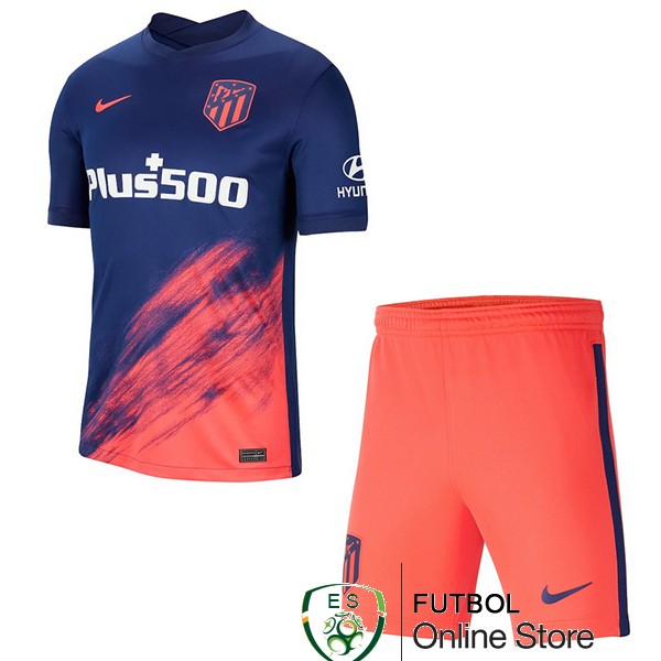 Camiseta Atletico Madrid Ninos 21/2022 Segunda