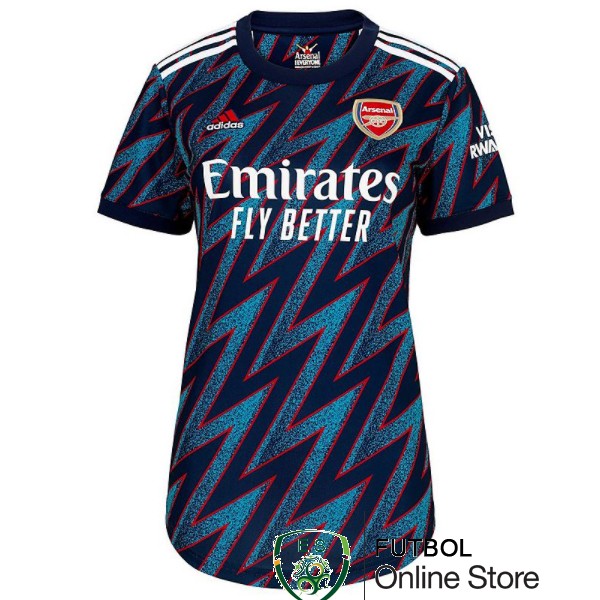 Camiseta Arsenal Mujer 21/2022 Tercera