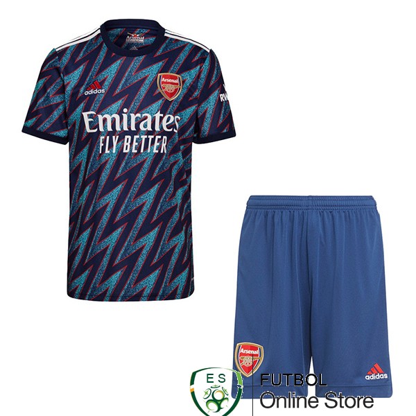 Camiseta Arsenal Ninos 21/2022 Tercera