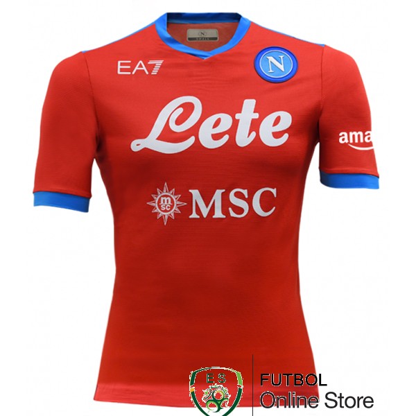 Camiseta Napoli 21/2022 Cuarta Rojo