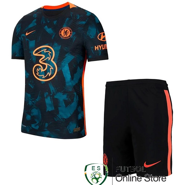 Camiseta Chelsea Ninos 21/2022 Tercera