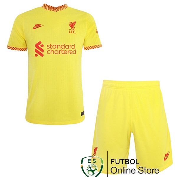 Camiseta Liverpool Ninos 21/2022 Tercera