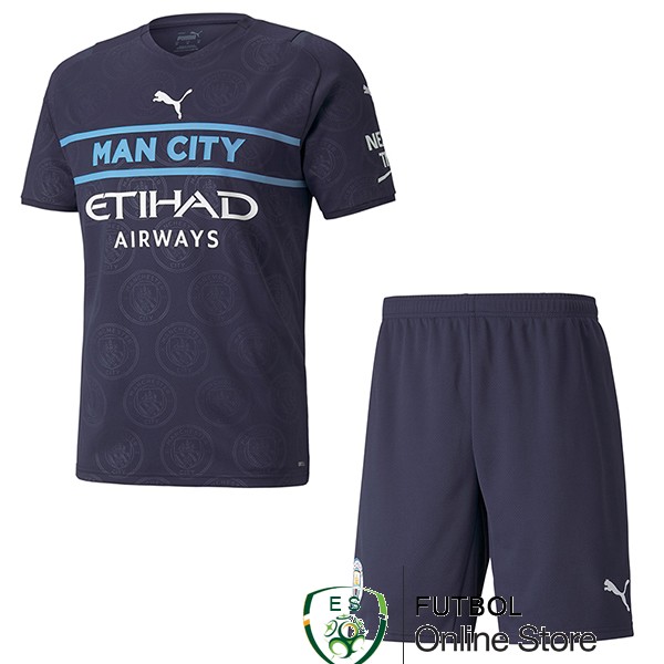 Camiseta Manchester City Ninos 21/2022 Tercera
