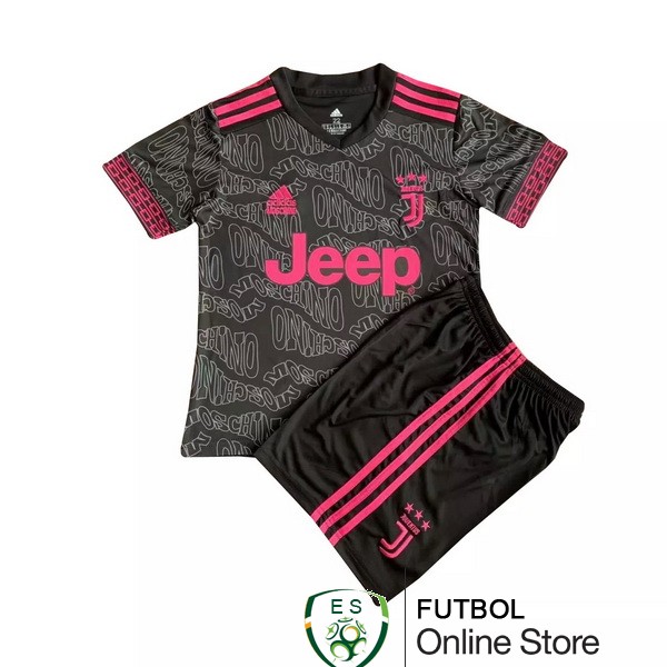 Especial Camiseta Juventus Ninos 20/2021 Negro Rosa