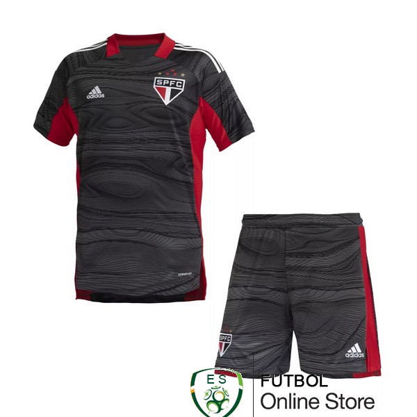 Portero Camiseta Sao Paulo 21/2022 Negro