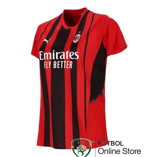 Camiseta AC Milan Mujer 21/2022 Primera