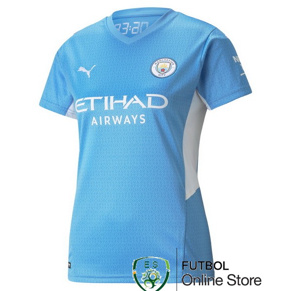 Camiseta Manchester city Mujer 21/2022 Primera