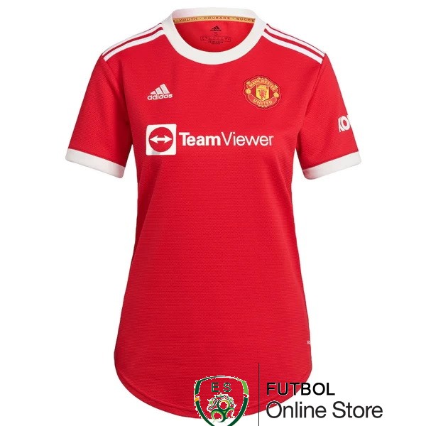 Camiseta Manchester United Mujer 21/2022 Primera