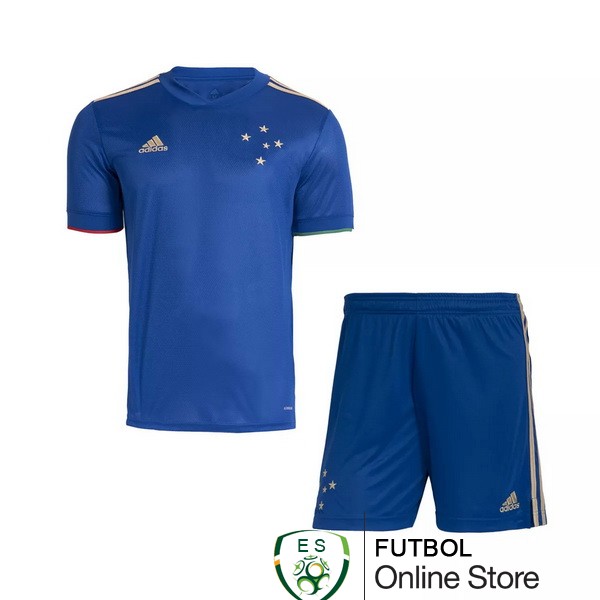 Camiseta Cruzeiro EC Ninos 21/2022 Primera