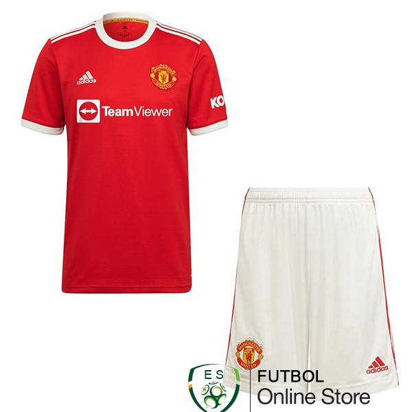 Camiseta Manchester United Ninos 21/2022 Primera