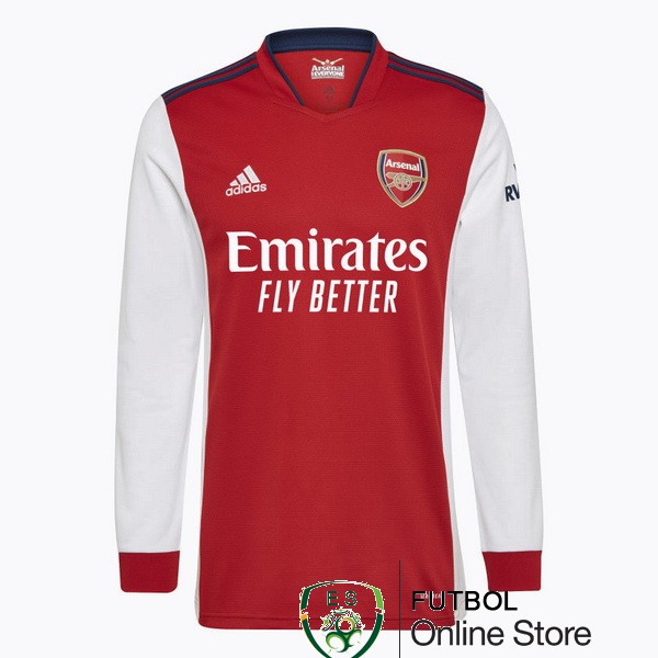 Camiseta Arsenal 21/2022 Manga Larga Primera