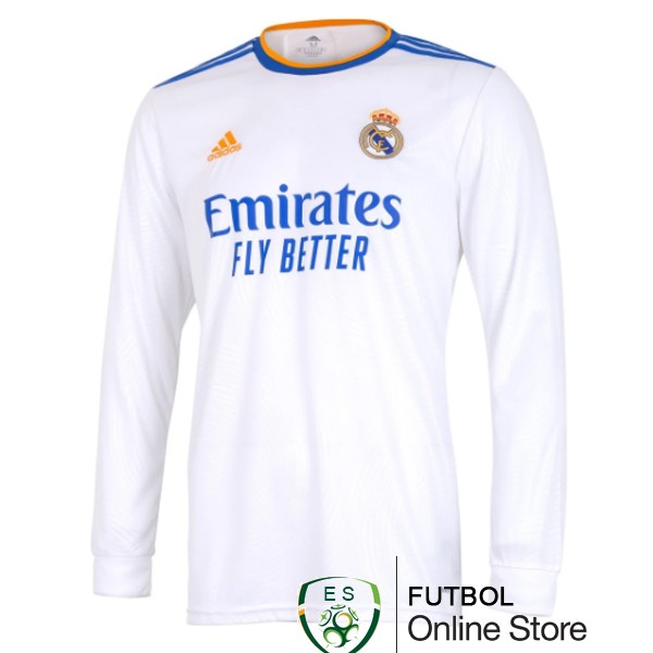 Camiseta Real Madrid 21/2022 Manga Larga Primera