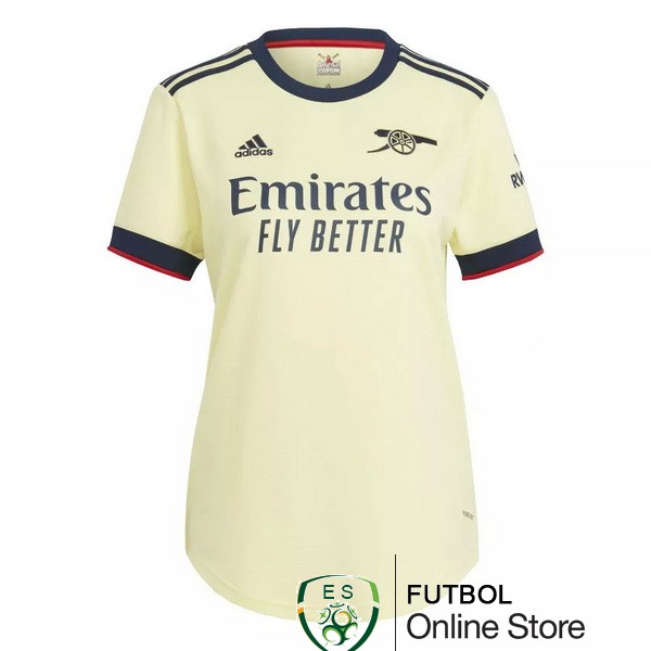 Camiseta Arsenal Mujer 21/2022 Segunda