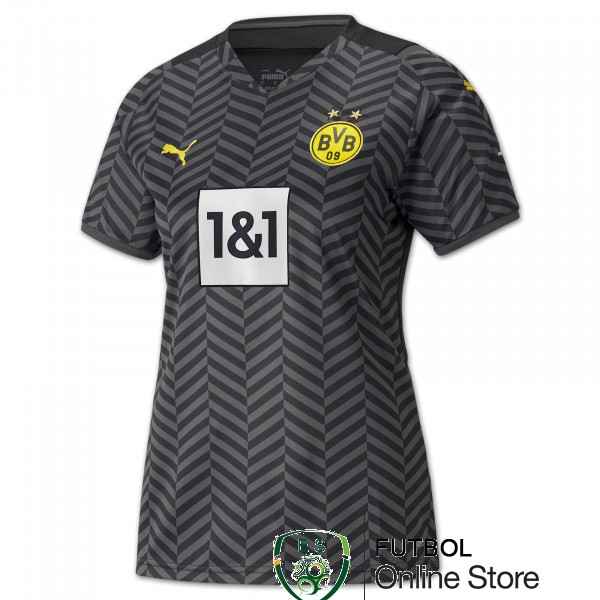 Camiseta Borussia Dortmund Mujer 21/2022 Segunda