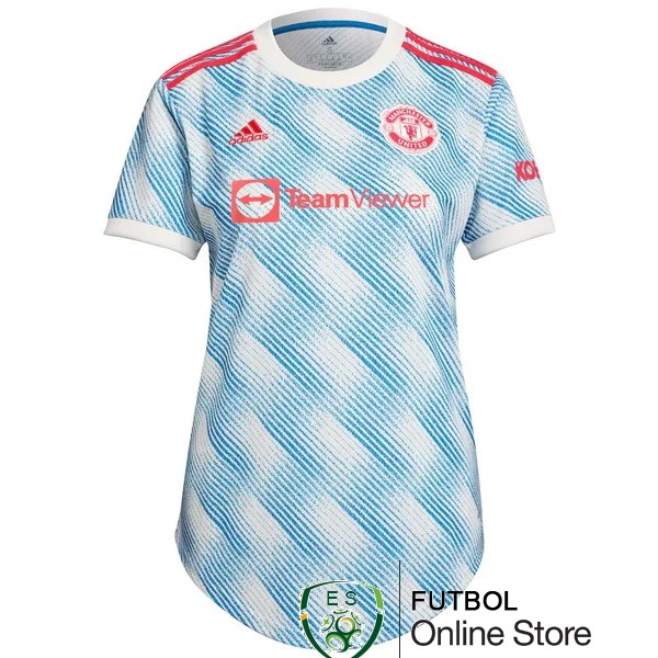 Camiseta Manchester United Mujer 21/2022 Segunda