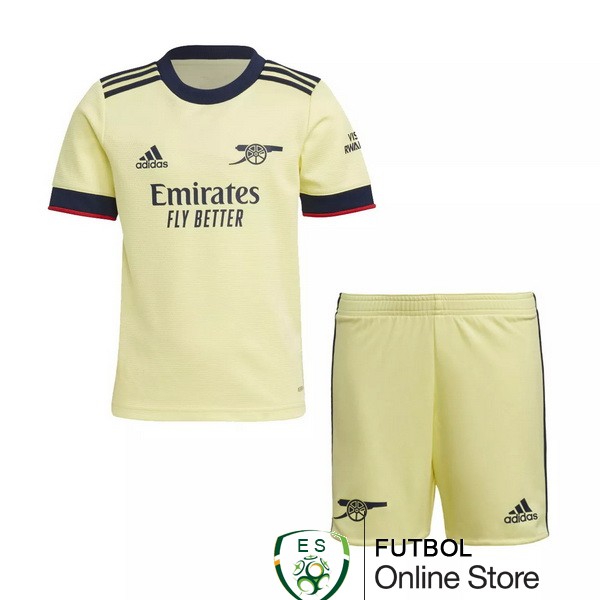 Camiseta Arsenal Ninos 21/2022 Segunda