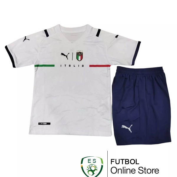 Camiseta Italia Ninos 2021 Segunda