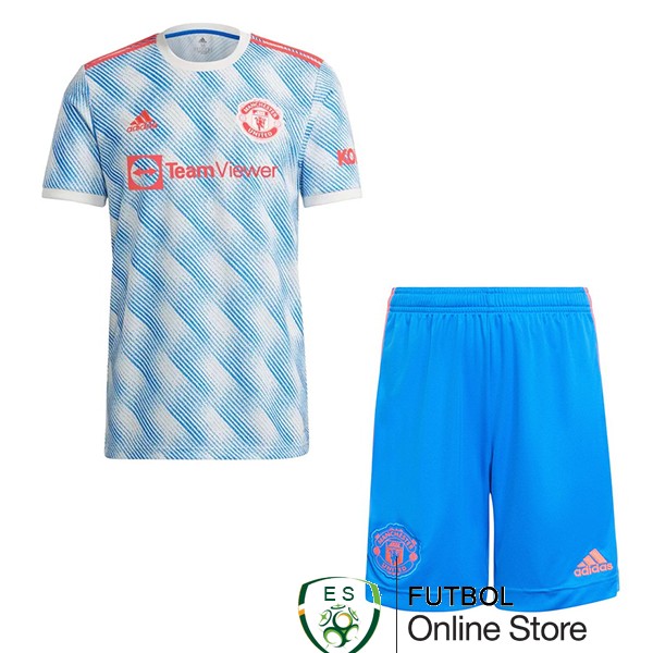 Camiseta Manchester United Ninos 21/2022 Segunda