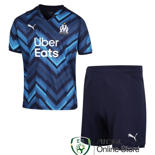 Camiseta Marseille Ninos 21/2022 Segunda