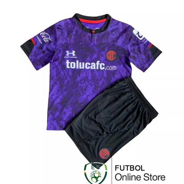 Camiseta Deportivo Toluca Ninos 21/2022 Tercera