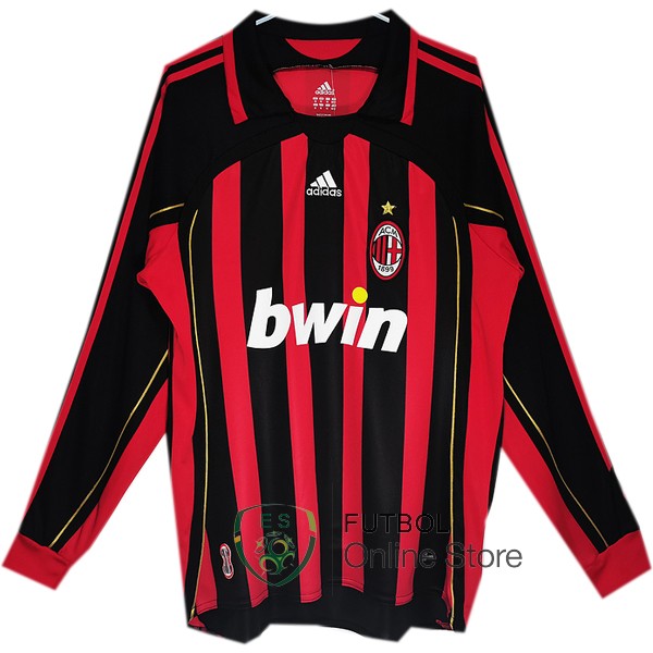 Retro Camiseta Manga Larga AC Milan 2006-2007 Primera