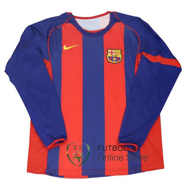 Retro Camiseta Manga Larga Barcelona 2004/2005 Primera