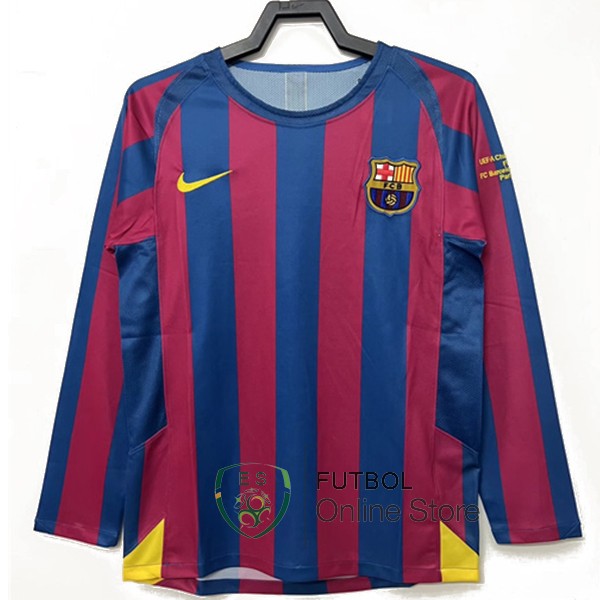 Retro Camiseta Manga Larga Barcelona 2005/2006 Primera