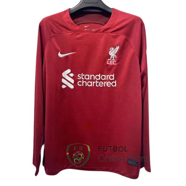 Camiseta Liverpool 22/2023 Manga Larga Primera