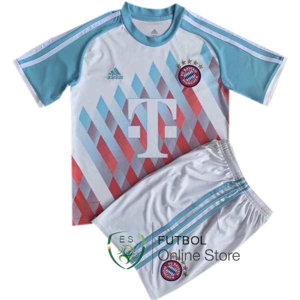 Camiseta Bayern Munich 22/2023 Concepto Conjunto Completo Hombre Blanco