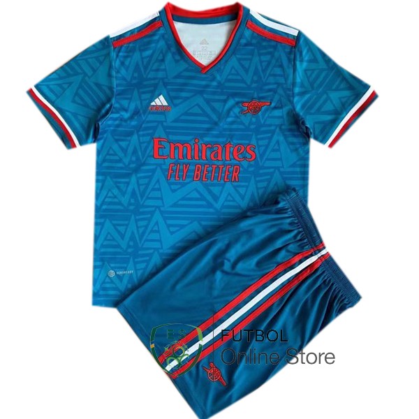 Camiseta Arsenal Ninos 22/2023 Concepto Azul