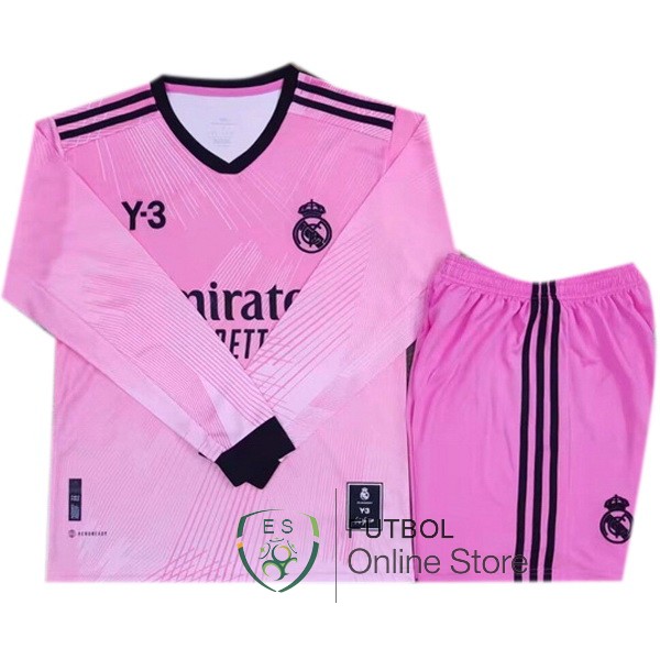 Camiseta Real Madrid 22/2023 Manga Larga Portero Rosa