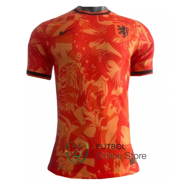 Tailandia Camiseta Paises Bajos 2022 Especial Jugadores Naranja