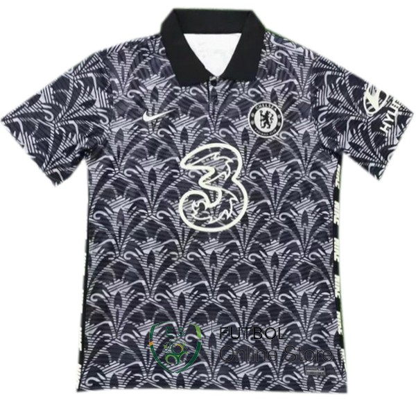 Camiseta Chelsea 22/2023 Especial Negro Gris