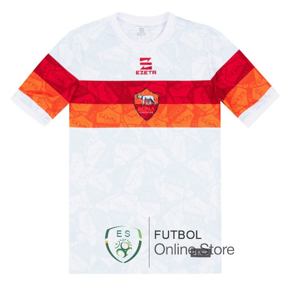 Tailandia Camiseta As Roma 22/2023 Portero Blanco