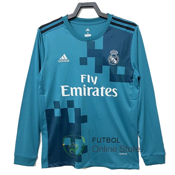 Retro Camiseta Manga Larga Real Madrid 2017/2018 Tercera