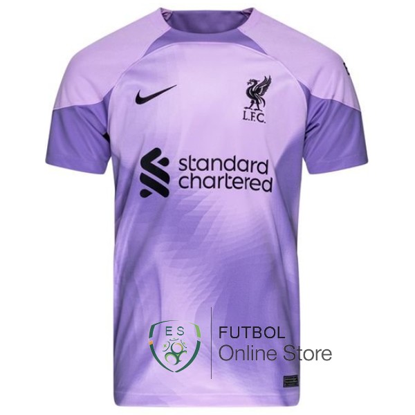 Tailandia Camiseta Portero Liverpool 22/2023 Purpura