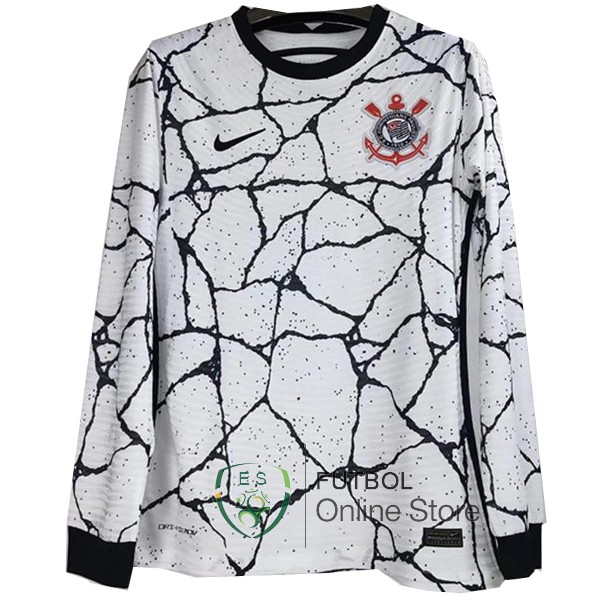 Camiseta Corinthians Paulista 21/2022 Manga Larga Primera