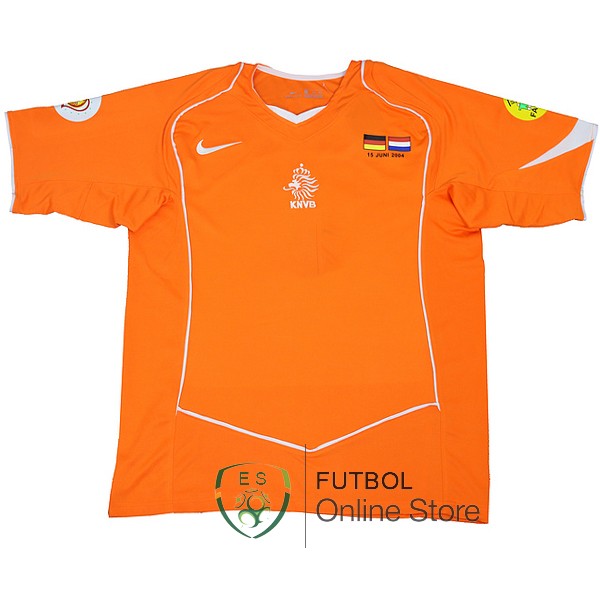 Retro Camiseta Paises Bajos 2004 Primera