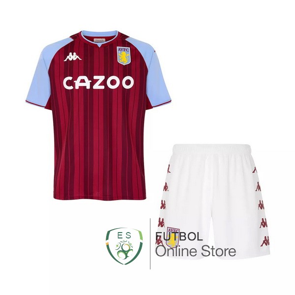 Camiseta Aston Villa 21/2022 Primera Conjunto Completo Hombre