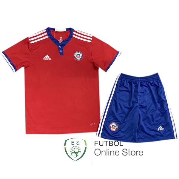 Camiseta Chile 2021 Primera Conjunto Completo Hombre