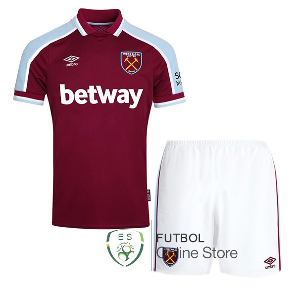 Camiseta West Ham United 21/2022 Primera Conjunto Completo Hombre