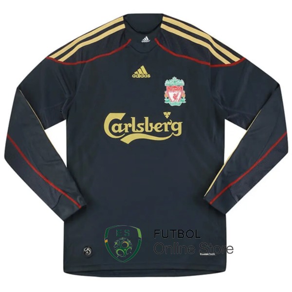 Retro Camiseta Liverpool 2009/2010 Primera Manga Larga