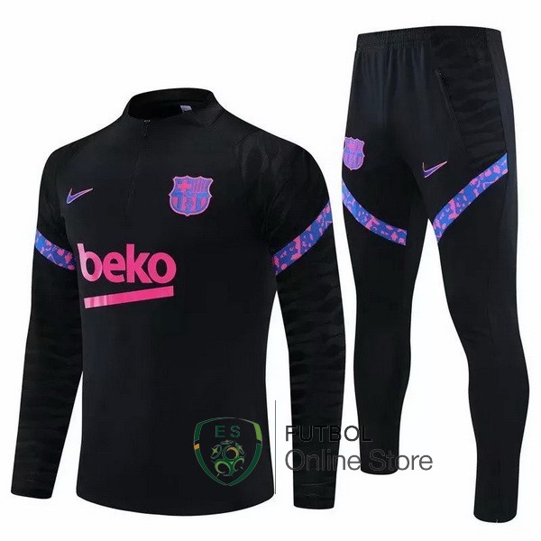 Camiseta Barcelona Chandal Ninos 21/2022 Negro Purpura