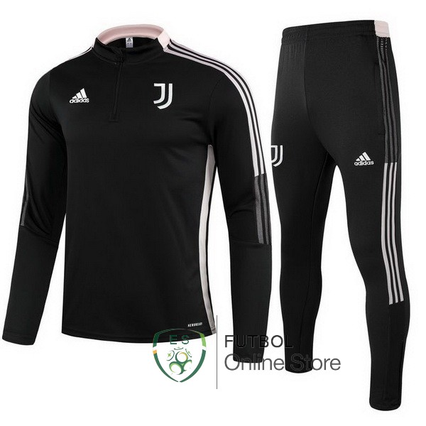 Camiseta Juventus Chandal Ninos 21/2022 Negro Rosa